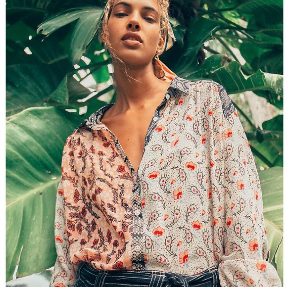 Free People Tops - FREE PEOPLE DANI BUTTON DOWN TOP